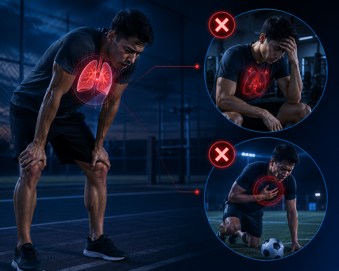 Haltère de respiration abdominale