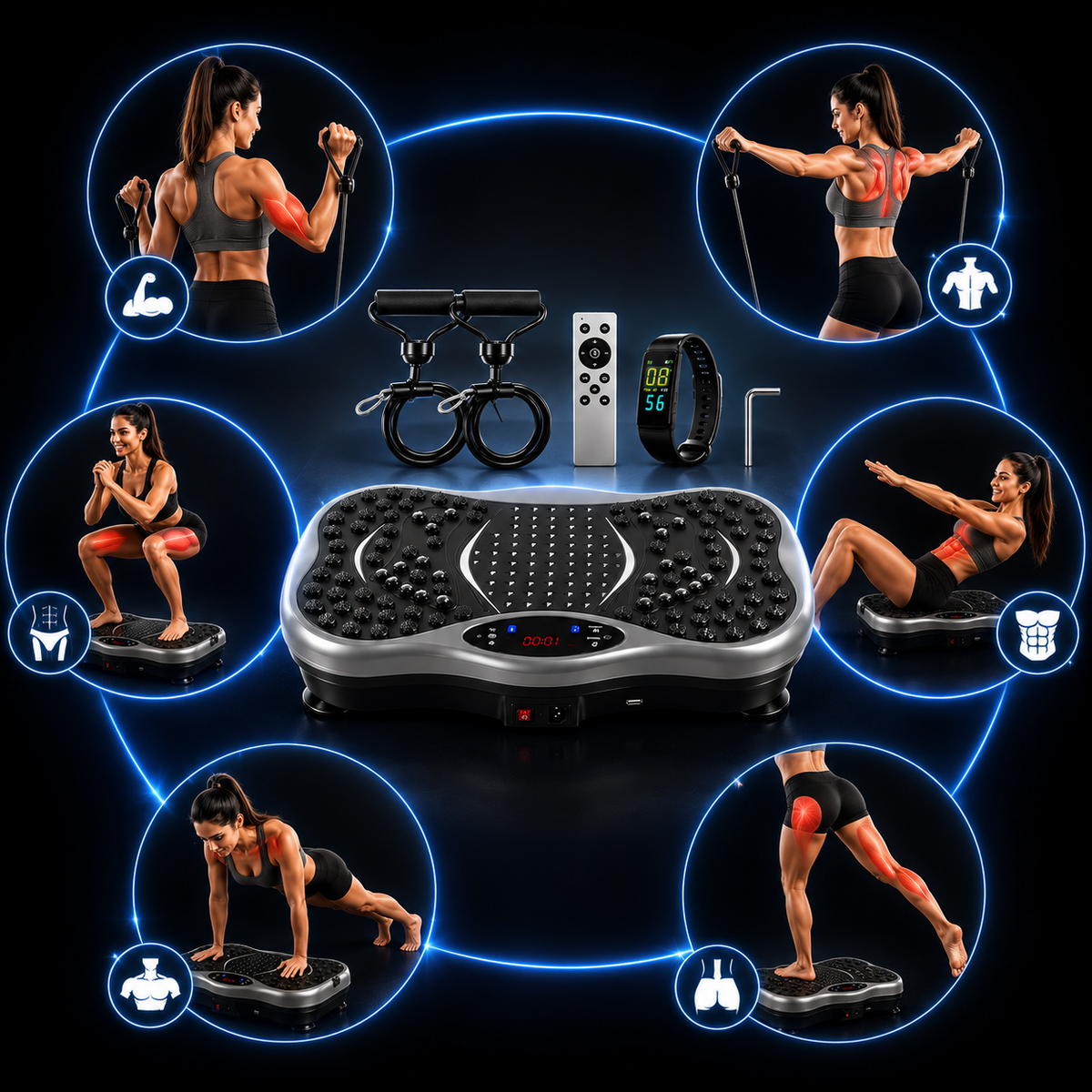 Plateforme Vibrante Fitness