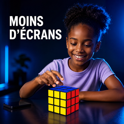 Cubes puzzle magnétiques éducatifs et de construction.