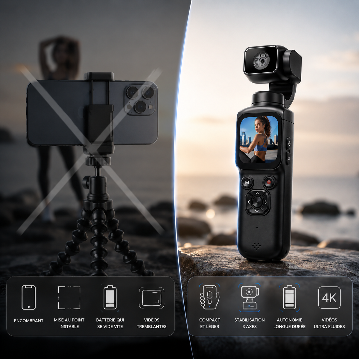 Pocket caméra 4k