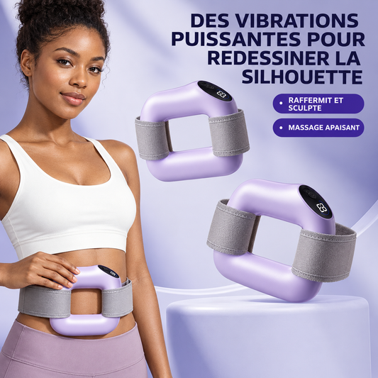 Anneau de massage vibrant - Ventre Plat