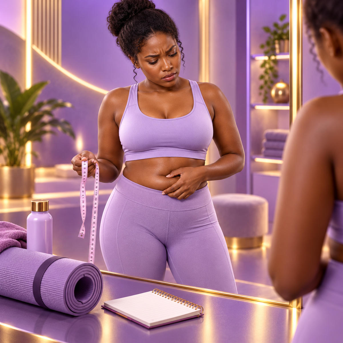 Anneau de massage vibrant - Ventre Plat