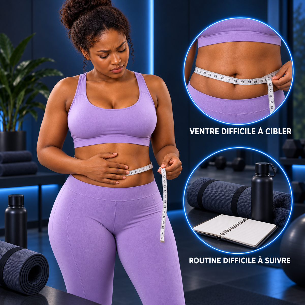 Anneau de massage vibrant - Ventre Plat