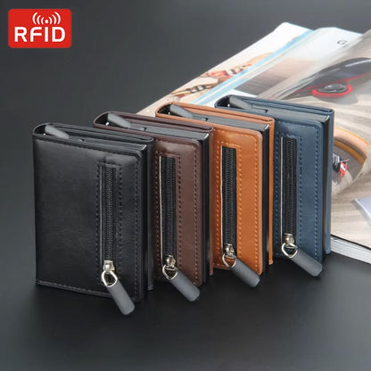 PORTEFEUILLE ANTI-RFID POUR LES HOMMES ELEGANTS