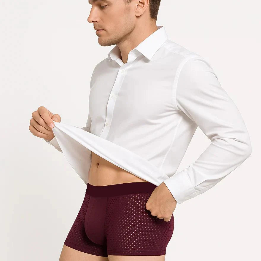 BOXERS RESPIRANTS POUR HOMME