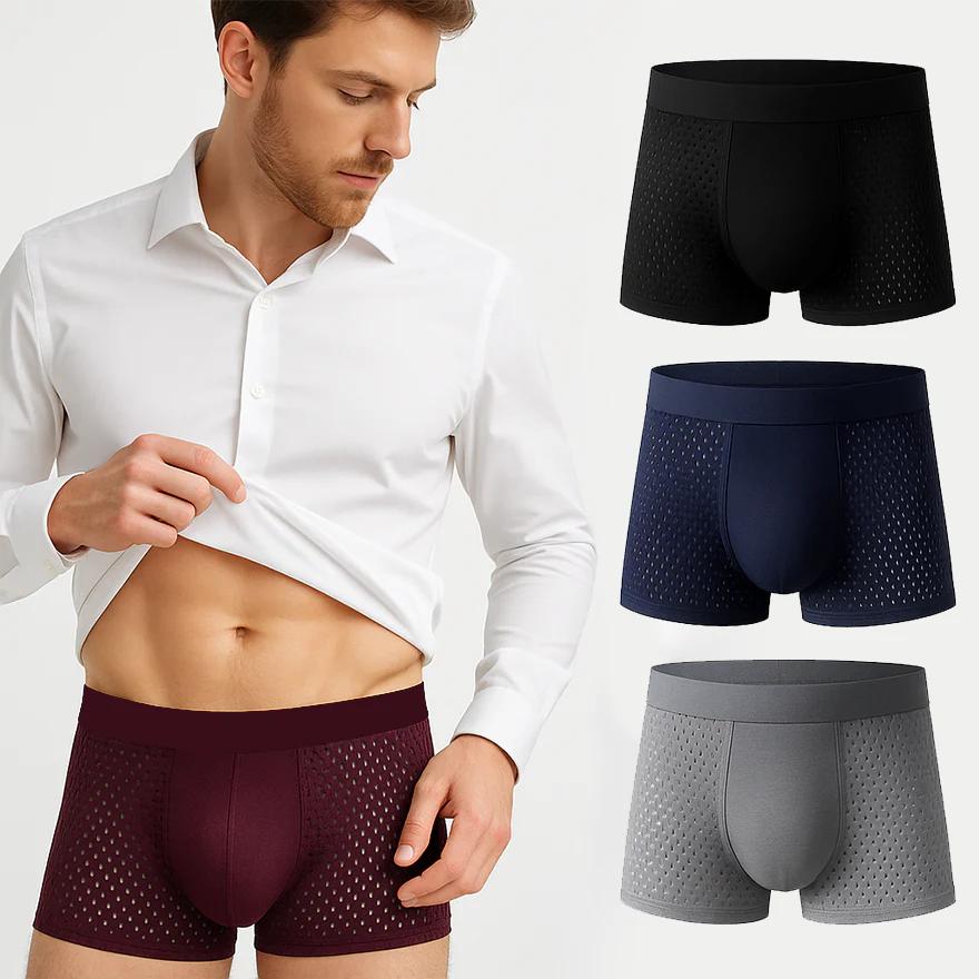 BOXERS RESPIRANTS POUR HOMME